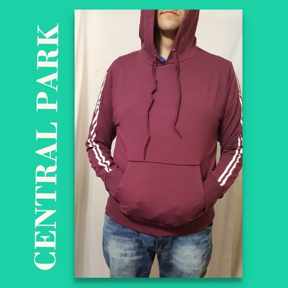 Central Park Tawny Port Hooded Sweater - Picture 3 of 6